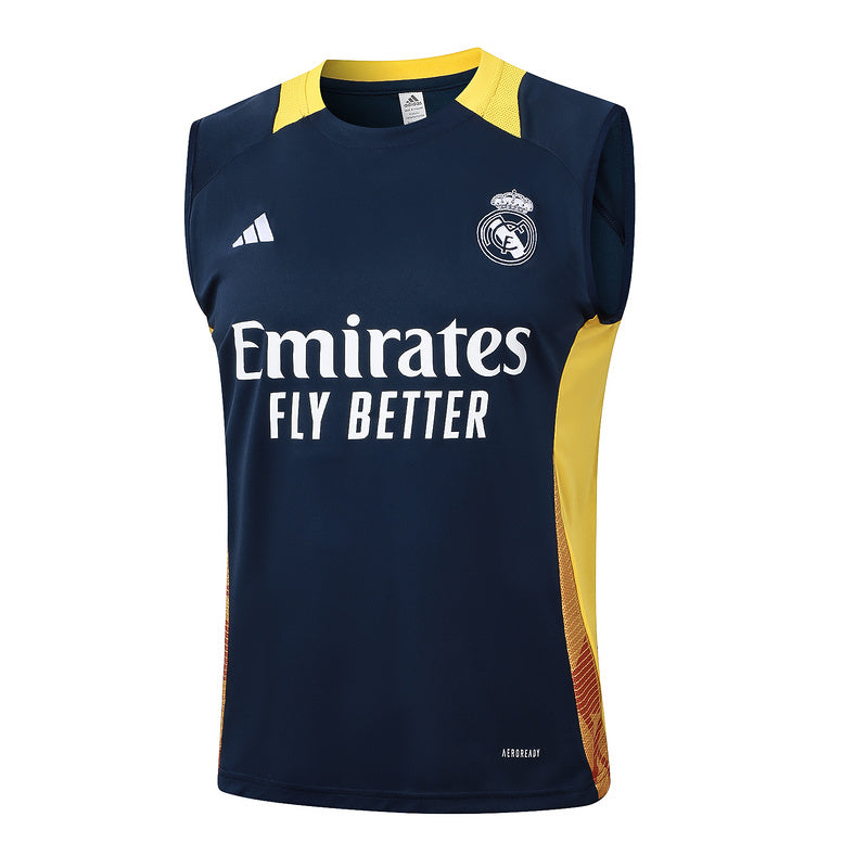 Real Madrid Trainingsset 24/25 Ärmelloses Shirt und Shorts