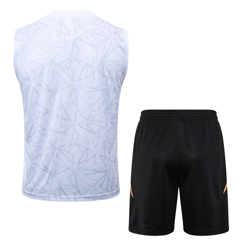 Real Madrid Trainingsset 24/25 Ärmelloses Shirt und Shorts