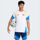 Kolumbien Trainingstrikot 2026 2027 Herren weiß branca 1.1 Premium Qualität Shop des Spielers Kolumbien Training Jersey FCF Los Cafeteros, Kolumbien Training, Kolumbien Trikot 2026, Weißes Kolumbien Trikot, Colombia Training Jersey, Kolumbien Trikot kaufen, 1.1 Qualität Kolumbien, FCF Training, Kolumbien Herren Trikot, Fußballtrikot Kolumbien weiß.