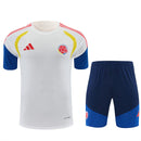 Kolumbien Trainingsset 2026 2027 Herren weißes Trikot marineblaue Shorts 1.1 Premium Qualität Shop des Spielers FCF Training Gear, Kolumbien Trainingsset 2026, FCF Trikot weiß, Kolumbien Shorts blau, Kolumbien Trikot 26/27, Fußball Trainingsset Herren, 1.1 Qualität Kolumbien, James Rodríguez Training, Kolumbien Fanshop Deutschland, Fußball Set weiß blau.