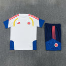 Kolumbien Trainingsset 2026 2027 Herren weißes Trikot marineblaue Shorts 1.1 Premium Qualität Shop des Spielers FCF Training Gear, Kolumbien Trainingsset 2026, FCF Trikot weiß, Kolumbien Shorts blau, Kolumbien Trikot 26/27, Fußball Trainingsset Herren, 1.1 Qualität Kolumbien, James Rodríguez Training, Kolumbien Fanshop Deutschland, Fußball Set weiß blau.