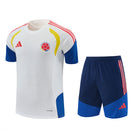 Kolumbien Trainingsset 2026 2027 Herren weißes Trikot marineblaue Shorts 1.1 Premium Qualität Shop des Spielers FCF Training Gear, Kolumbien Trainingsset 2026, FCF Trikot weiß, Kolumbien Shorts blau, Kolumbien Trikot 26/27, Fußball Trainingsset Herren, 1.1 Qualität Kolumbien, James Rodríguez Training, Kolumbien Fanshop Deutschland, Fußball Set weiß blau.