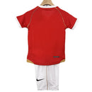 Manchester United Kinder - Set Heimtrikot 06/07 Rot und Weiß (Retro) - SHOP DES SPIELERS