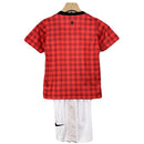 Manchester United Kinder - Set Heimtrikot 12/13 Rot und Weiß (Retro) - SHOP DES SPIELERS