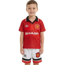 Manchester United Kinder - Set Heimtrikot 94/96 Rot und Weiß (Retro) - SHOP DES SPIELERS