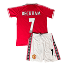 Manchester United Kinder - Set Heimtrikot 98/99 Rot und Weiß (Retro) - SHOP DES SPIELERS