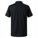 Manchester United, ManU, Polohemd, 25/26, Herren, Schwarz, ManU Fanwear, Manchester United Lifestyle, Manchester United Fanartikel, Red Devils Style, Shop des Spielers, Casual Sportswear