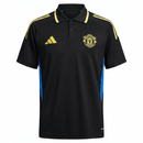 Manchester United, ManU, Polohemd, 25/26, Herren, Schwarz, ManU Fanwear, Manchester United Lifestyle, Manchester United Fanartikel, Red Devils Style, Shop des Spielers, Casual Sportswear