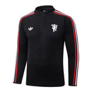 Manchester United Trainingsanzug 26/27 Jacke & Hose Schwarz - SHOP DES SPIELERS