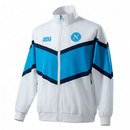 Napoli, SSC Neapel, Trainingsjacke, 25/26, Herren, Weiß, Napoli Fanwear, Napoli Lifestyle, Napoli Fanartikel, Azzurri Style, Shop des Spielers, Casual Sportswear
