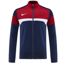 Nike, Trainingsjacke, Herren, Blau-Maritim, Dunkelblau, Rot, Sportjacke, Nike Sportswear, Herrenmode, Sportbekleidung, Funktionsjacke, Streetwear, Shop des Spielers, Casual Sportswear
