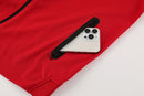 Nike, Trainingsanzug, Herren, Rot, Schwarz, Set, Jacke und Hose, Nike Sportswear, Herrenmode, Sportbekleidung, Fitness, Streetwear, Shop des Spielers, Casual Sport