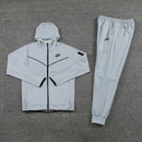 Nike, Tech Fleece, Trainingsanzug, Grau, Herren, Jogger, Kapuzenjacke, Nike Sportswear, Streetwear, Sportanzug, Funktionskleidung, Shop des Spielers, Nike Herren