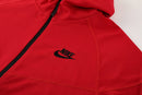 Nike, Trainingsanzug, Herren, Rot, Schwarz, Set, Jacke und Hose, Nike Sportswear, Herrenmode, Sportbekleidung, Fitness, Streetwear, Shop des Spielers, Casual Sport