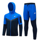 Nike, Tech Fleece, Trainingsanzug, Herren, Blau-Maritim, Dunkelblau, Set, Jacke und Hose, Nike Sportswear, Herrenmode, Sportbekleidung, Streetwear, Shop des Spielers, Komfort