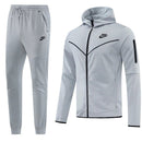Nike, Tech Fleece, Trainingsanzug, Grau, Herren, Jogger, Kapuzenjacke, Nike Sportswear, Streetwear, Sportanzug, Funktionskleidung, Shop des Spielers, Nike Herren