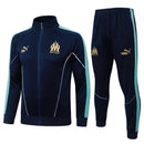 Olympique de Marseille, OM, Trainingsanzug, 25/26, Herren, Blau-Maritim, Marseille Fanwear, OM Lifestyle, OM Fanartikel, Französischer Fußball, Les Phocéens, Shop des Spielers, Sportswear