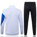 PSG, Paris Saint-Germain, Trainingsanzug, 25/26, Herren, Weiß, Schwarz, Jacke und Hose, PSG Fanwear, PSG Trainingsset, Fußball Fanartikel, Parisien Style, Shop des Spielers, Sportswear