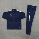 Puma, Trainingsanzug, Herren, Blau-Maritim, Dunkelblau, Set, Jacke und Hose, Sportanzug, Puma Sportswear, Herrenmode, Sportbekleidung, Fitness, Streetwear, Shop des Spielers, Casual