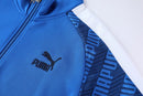 Puma, Trainingsanzug, Herren, Blau, Set, Jacke und Hose, Sportanzug, Puma Sportwear, Herrenmode, Sportbekleidung, Fitness, Streetwear, Shop des Spielers, Casual