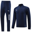 Puma, Trainingsanzug, Herren, Blau-Maritim, Dunkelblau, Set, Jacke und Hose, Sportanzug, Puma Sportswear, Herrenmode, Sportbekleidung, Fitness, Streetwear, Shop des Spielers, Casual