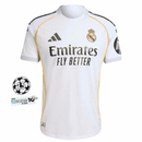Real Madrid Heimtrikot mit Patches 25/26 Herren Spieler - Version - SHOP DES SPIELERS