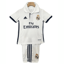 Real Madrid Kinder - Set Heimtrikot 16/17 Weiß (Retro) - SHOP DES SPIELERS