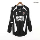 Real Madrid Langarm Zweittrikot 06/07 Herren Fan - Version (Retro) - SHOP DES SPIELERS