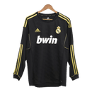 Real Madrid Langarm Zweittrikot 11/12 Herren Fan - Version (Retro) - SHOP DES SPIELERS