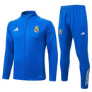 Real Madrid, Trainingsanzug, 25/26, Herren, Blau, Jacke und Hose, Real Madrid Fanwear, Real Madrid Trainingsset, Fußball Fanartikel, Merengues Style, Shop des Spielers, Casual Sportswear