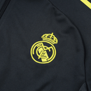 Real Madrid, Trainingsjacke, 25/26, Schwarz, Gelb, Real Madrid Fanwear, Herren, Sportjacke, Madridista, Fanartikel, Real Madrid Lifestyle, Fußball, Shop des Spielers, Exklusiv