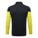 Real Madrid, Trainingsjacke, 25/26, Schwarz, Gelb, Real Madrid Fanwear, Herren, Sportjacke, Madridista, Fanartikel, Real Madrid Lifestyle, Fußball, Shop des Spielers, Exklusiv
