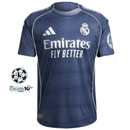 Real Madrid Zweites Trikot 25/26 Herren Spieler - Version mit Patches - SHOP DES SPIELERS