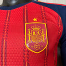 Spanien Heimtrikot Langarm 2026 2027 Herren Spieler-Version rot Authentic 1.1 Premium Qualität Shop des Spielers Spanien Nationalmannschaft Trikot La Roja Long Sleeve Player Edition, Spanien Trikot Langarm, Spanien Trikot 2026, Spanien Spieler-Version, Authentic Spain Jersey, Spanien Fußballtrikot kaufen, 1.1 Qualität Spanien, La Roja Player Edition, Spanien Trikot rot eng, WM 2026 Trikot Spanien, RFEF Langarm Trikot.