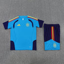 Spanien Trainingsset 2026 2027 blaues Trikot und Shorts 1.1 Premium Qualität Shop des Spielers RFEF Training Kit,Spanien Trainingsset 2026 blau, RFEF Training Kit, Spanien Trikot Shorts Set, Fußball Trainingsanzug Spanien, 1.1 Qualität Spanien, Blaues Spanien Outfit, Sportbekleidung Spanien 26/27.