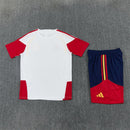 Spanien Trainingsset 2026 2027 Herren weißes Trikot marineblaue rote Shorts 1.1 Premium Qualität Shop des Spielers RFEF Training Gear, Spanien Trainingsset 2026, RFEF Trikot weiß, Spanien Shorts blau rot, Spanien Trikot 26/27, Fußball Trainingsset Herren, 1.1 Qualität Spanien, Lamine Yamal Training, Spanien Fanshop Deutschland, Fußball Set weiß navy rot.